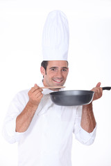 Chef smiling