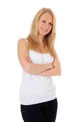 Fototapeta premium Attraktive junge Frau