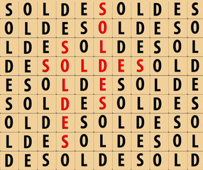 Obraz premium Soldes