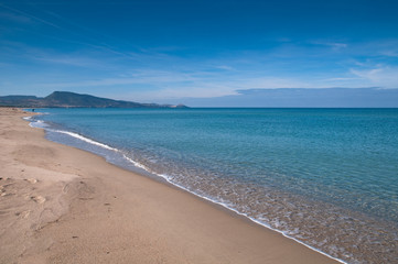 Fototapeta premium Sardinia, Italy: beautiful sea at Baia delle mimose, near Badesi