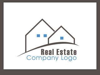 Immobilien Logo - Real Estate - Vector Template No. 19