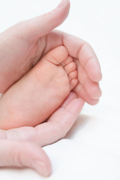 Little baby's foot