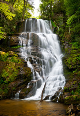 Blue Ridge Mountains Soothing Waterfall North Carolina NC
