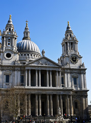 Fototapeta na wymiar Christopher Wrens St Pauls Cathedral w Londynie, Wielka Brytania