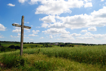 Fototapeta na wymiar Wooden cross