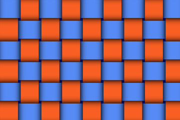 Hintergrund Gewebestruktur blau-orange