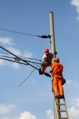 Repair distribution line