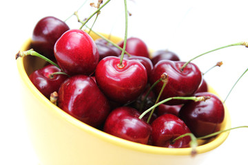 dish of cherries