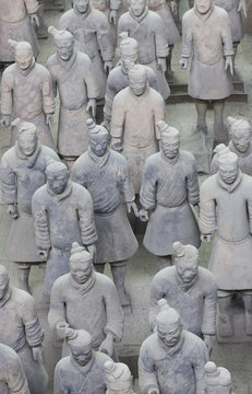 Terra cotta warriors statues, X'ian, China