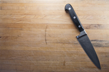 Counter Top with Knife