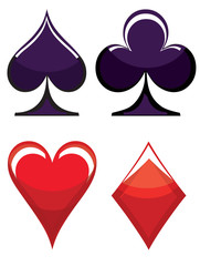 Playing card symbols