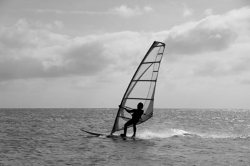 Windsurfen an der Nordsee