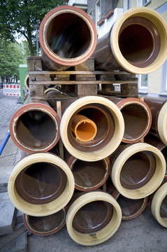 pile of tubes