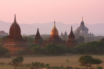 Pagodas , Bagan, Myanmar