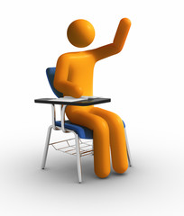 Fototapeta premium Raising Hand