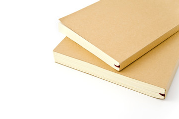 重ねた2冊の本のアップ