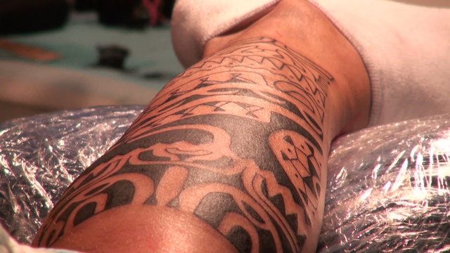 Tattooing on the body