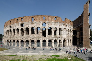 Fototapeta na wymiar Rom - Colosseo