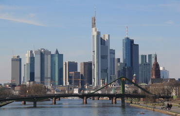 Fototapeta na wymiar Frankfurt-Skyline