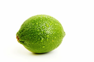 Limette freigestellt