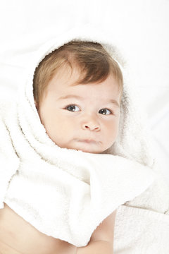 portrait of adorable baby