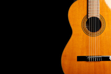 Naklejka premium hiszpańska gitara klasyczna