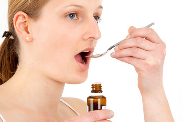Medizin löffeln