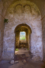 grèce; cyclades; naxos : église byzantine aghios mama