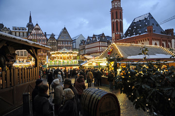 Weihnachtsmarkt auf dem Frankfurter Römer