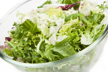 green salad. healthy vegetarian food