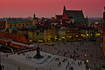 Naklejka premium Warszawa Stare Miasto