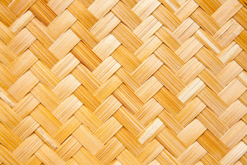 texture of bamboo basket