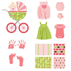 baby girl elements