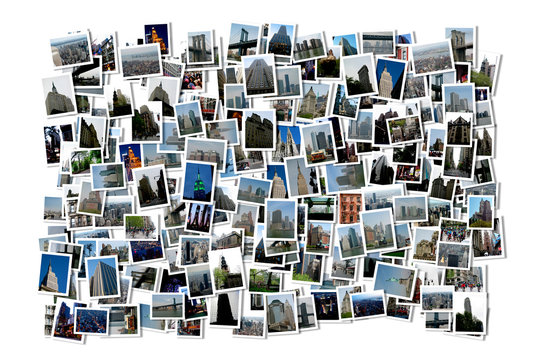 New York Collage Bildersammlung