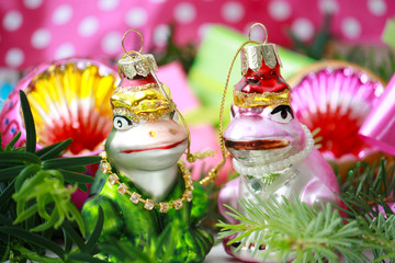 Christbaumschmuck Frösche