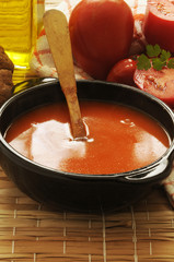 Sopa Crema de tomate