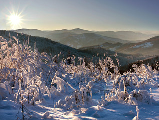 горный восход