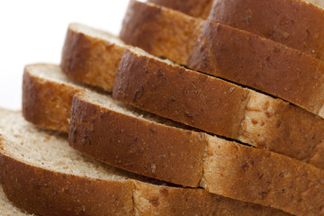 Slices of wheat bread