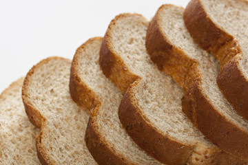 Slices of wheat bread