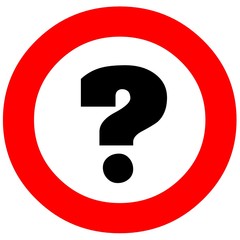 Señal interrogación.