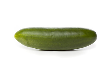 A fresh green cucumber