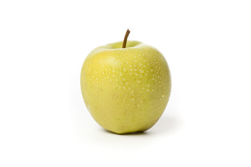 A fresh golden delicious apple