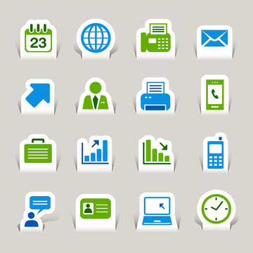 Papercut - Office and Business icons
