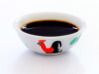close up of a bowl of soy sauce © fkruger