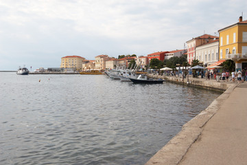 Croatia, Porec. City quay
