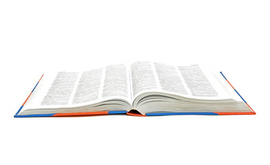 Fototapeta premium open book on white background