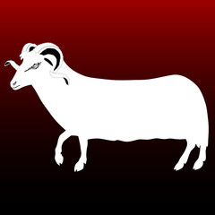 goat vector illustration