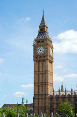 Fototapeta na wymiar big ben clock tower london england
