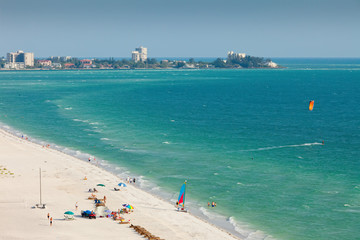 Obraz premium Lido Beach in Siesta Key, Sarasota, Florida