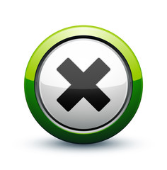 Obraz premium icône croix annulation